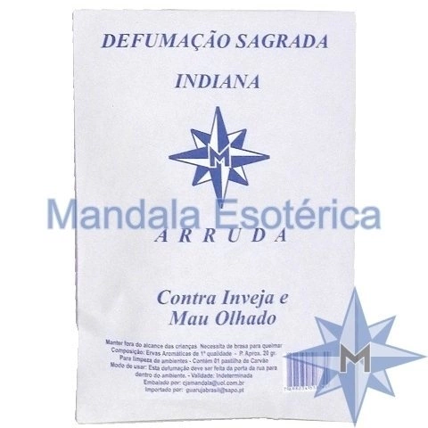 Defumação sagrada de arruda - componente do Kit Proteção