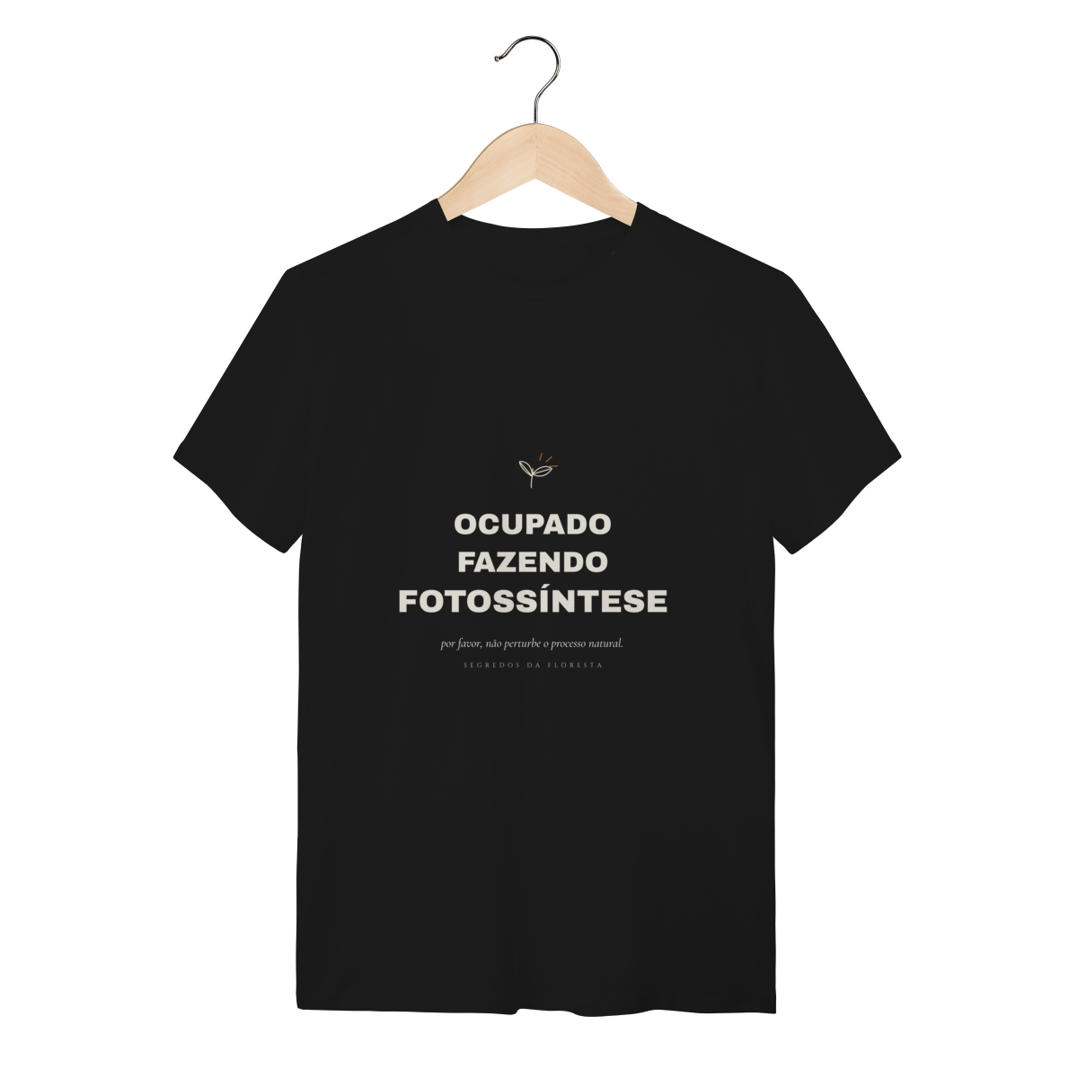 Camiseta Ocupado Fazendo Fotossíntese