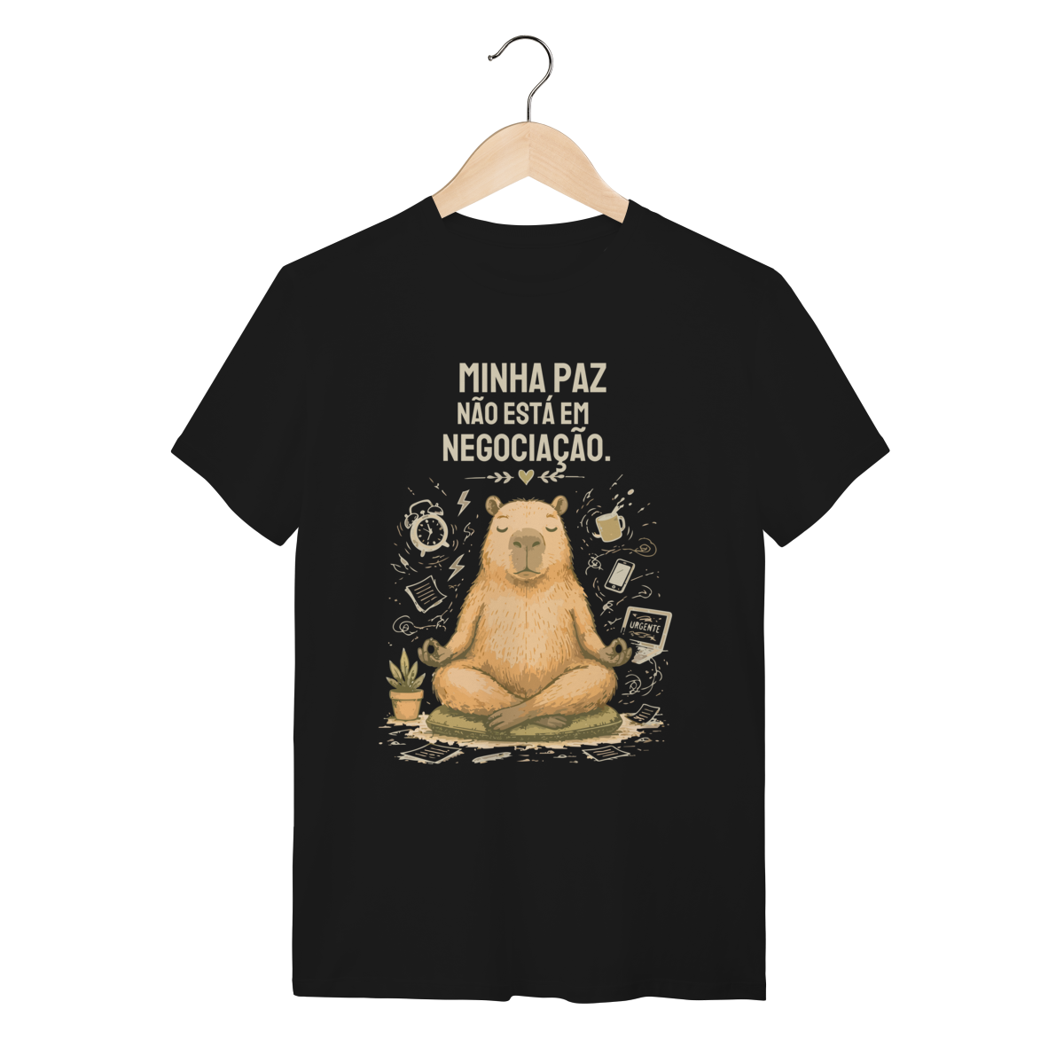 Camiseta Capivara Minha Paz
