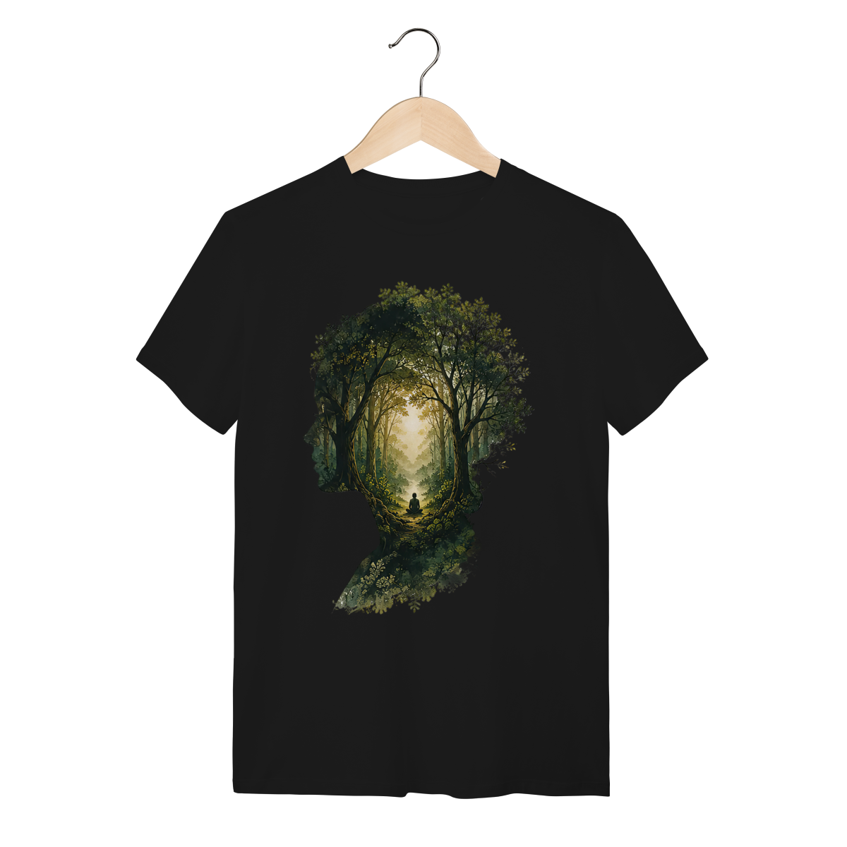 Camiseta Cabeça Floresta